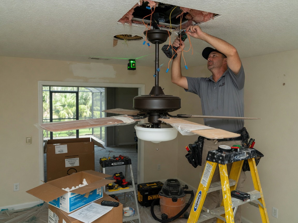 Ceiling Fan Installation in Riverview